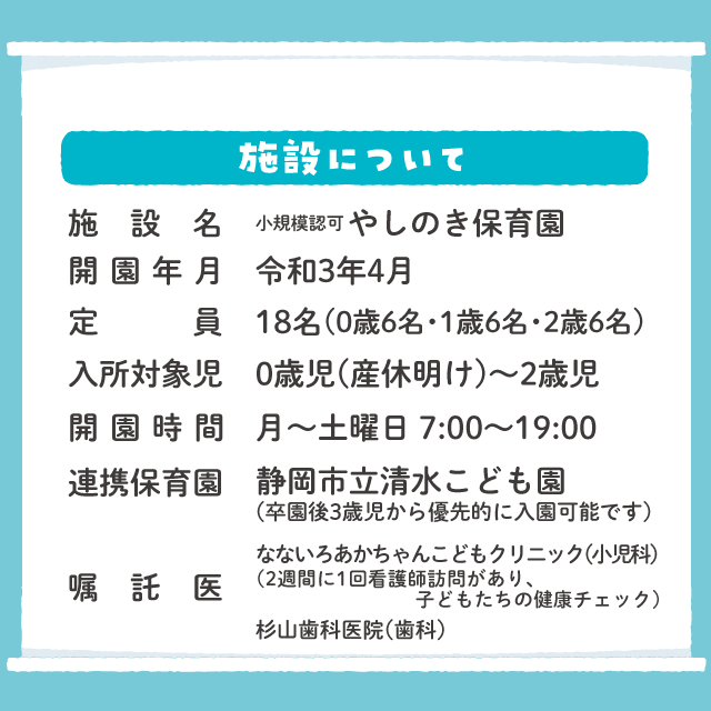 施設について